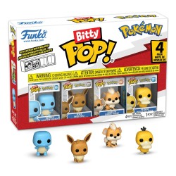 Pokémon Pack 4 Figuras Bitty POP Series 4 2 cm