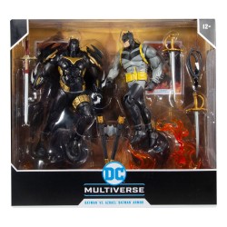 DC Multiverse Pack Batman vs Azrael Batman Armor 18 cm