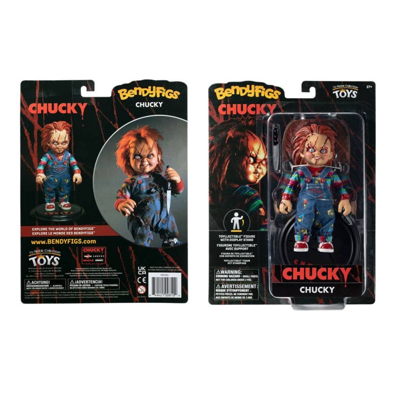 Chucky el muñeco diabólico Maleable Bendyfigs Chucky 14 cm