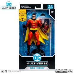 DC Multiverse Figura Robin (Tim Drake) Gold Label 18 cm