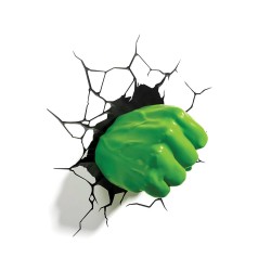Marvel Lámpara 3D LED Hulk Fist