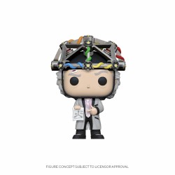 FUNKO POP Doc w/Helmet 9 cm Regreso al Futuro