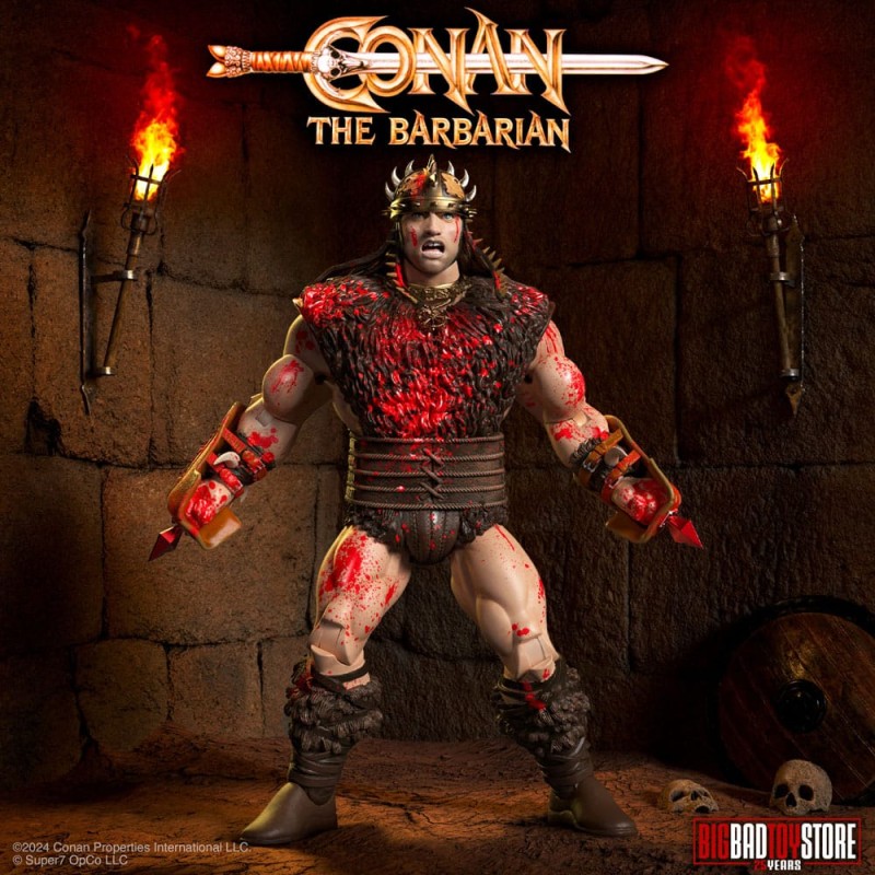 Conan el Bárbaro Ultimates Conan Blood Soaked Pit Fighter 18 cm