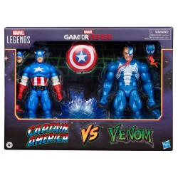 Captain America vs. Venom 15 cm Marvel Legends Gamerverse