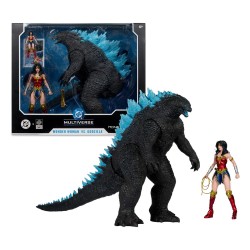 Wonder Woman Vs. Atomic Blast Godzilla 18 cm DC Justice...